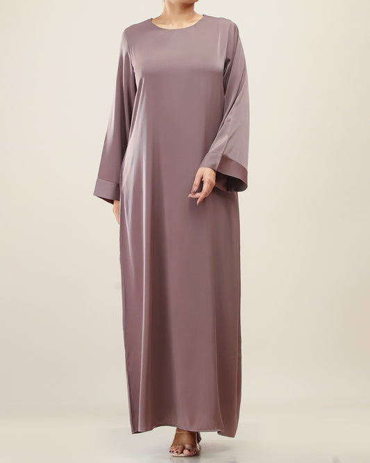 Elegant Maxi with Flowy Cuff _Beige