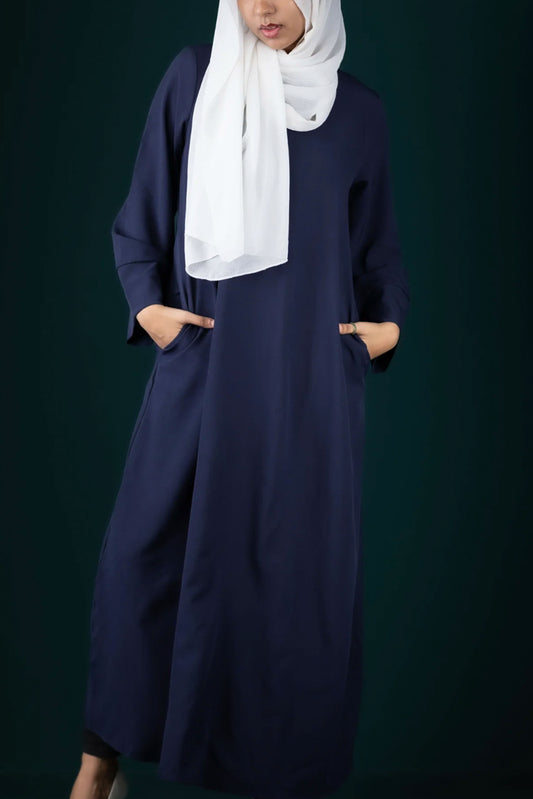 Hana Majestic Blue Abaya